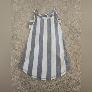 Lululemon vitaracer gray/white tank size 4